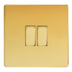 Double Polished Brass Switch XDV2S