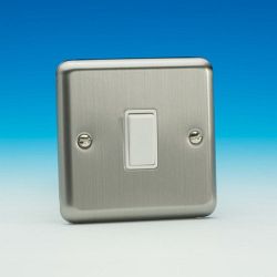 1 Gang 2 Way Switch Satin Chrome XS1W