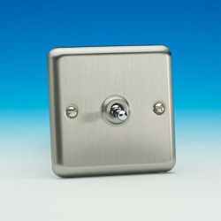 Matt Chrome Single Toggle Switch XST1