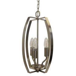 Alexis Wire Open Cage 3 Light Pendant Fitting