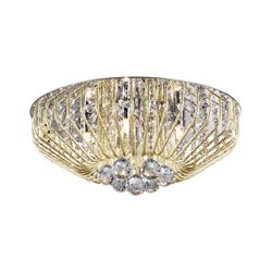 Carlo Crystal 5 Light Flush Ceiling Fitting