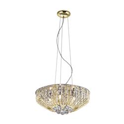 Carlo 6 Light Medium Crystal Pendant Fitting