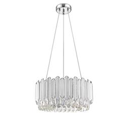 Grenada Crystal And Chrome 5 Light Ceiling Pendant CFH2103/05A/CH