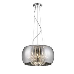 Deni Chrome & Crystal 6 Light Pendant CFH606091/06A/CH