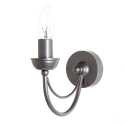 Cirrus Silver Single Wall Light SMC00001/NAT