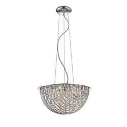 Millie 5 Light Chrome & Crystal Pendant Fitting CFH1801/05/CH