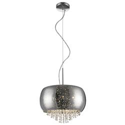 Luna 3 Light Crystal & Chrome Pendant Fitting PGH1802/03/CH