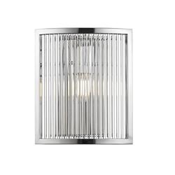 Antigua Crystal Curved Single Wall Light 