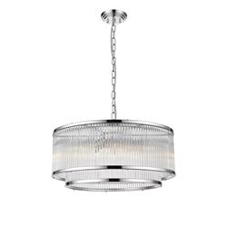 Antigua Crystal 6 Light Large Tiered Pendant Fitting