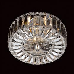 Seville Double Crystal Flush Ceiling Fitting