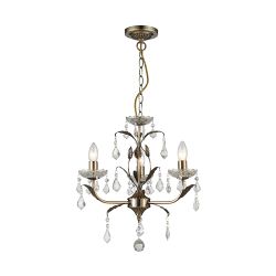 Evon Crystal Multi-Arm 3 Light Pendant CF1706/03/AB