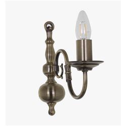 Flemish Traditional Style Single Wall Light 