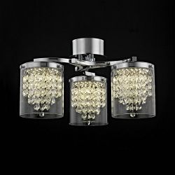 Florina Semi-Flush Crystal LED 3 Light LED608242/03/PL/CH