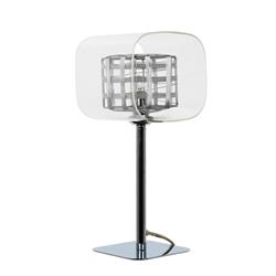 Hampstead Wire Cube And Glass Table Lamp