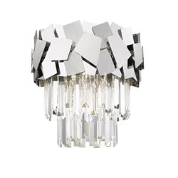 Celine Laser Cut Crystal 4 Light Flush Fitting