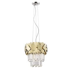 Celine Crystal 4 Light Laser Cut Ceiling Pendant