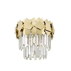 Celine Laser Cut Crystal 4 Light Flush Fitting