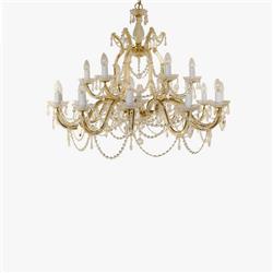 Marie Theresa 19 Light Two Tier Crystal Chandelier Fitting