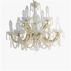 Marie Theresa Crystal 12 Light Multi Arm Fitting 