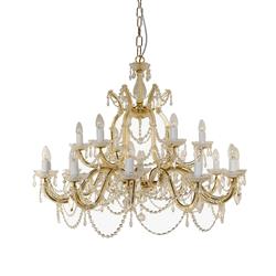 Marie Theresa 19 Light Two Tier Crystal Chandelier Fitting