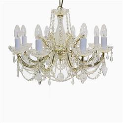 Marie Theresa 8 Light Crystal Multi Arm Ceiling Fitting