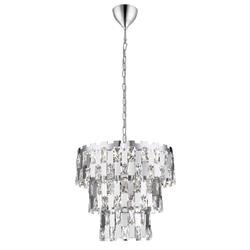 Alma 9 Light Tiered Chrome & Crystal Pendant CFH1902/09/CH