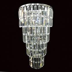 Padua Chrome And Crystal Tiered Wall Light CE20610/05/WB/CH