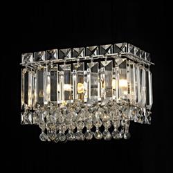 Alvery Chrome Crystal Double Wall Light CFH606071/02/WB/CH