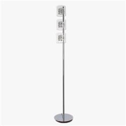 Sonja Crystal & Chrome Floor Lamp CFH211171/03/FL/CH