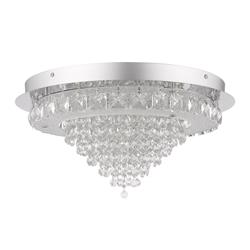 Essonne LED Chrome & Crystal Flush Fitting LED608243/01/L/PL/CH