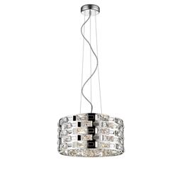 Lola 5 Light Crystal Cut Out Pendant Fitting