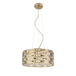 Lola Large 6 Light Cut Out Crystal Pendant