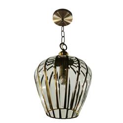 Porto Antique Brass Traditional Lantern Pendant LG2111/01/AB