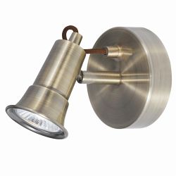 Eros Single Antique Brass Spotlight 1221AB