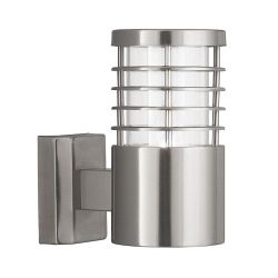 Louvre Outdoor Satin Silver Wall Light 1555SS