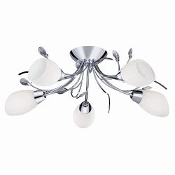 Gardenia Chrome Ceiling Light 1765-5CC