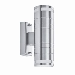 Metro Stainless Steel Cylinder Style Outdoor Wall Light 2018-2-LED