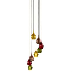 Vibrant 8 Light Cluster Pendant 6468-8