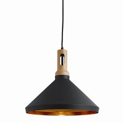 Wong Black Pendant Light 7051BK