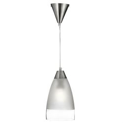 Ankara Satin Silver Single Pendant Light 7702