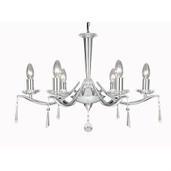 Arabella Polished Chrome Pendant Light 7956-6CC