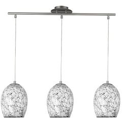 Crackle Pendant Light 8069-3WH