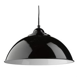 Fusion Black Single Pendant Light 8140BK