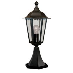 Alex Black Cast Aluminium IP44 Outdoor Post Light 82503BK