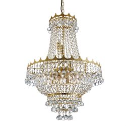 Versailles Gold Coloured Crystal Chandelier 9112-52GO