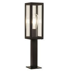 Box IP44 Black Rectangular Outdoor Post Light 6441-450BK