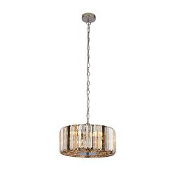 Chapeau Amber Clear & Smoked Three Light Pendant 82101-3CC