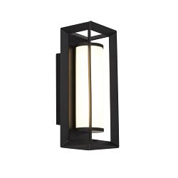 Chaplin Black LED Bathroom Wall Light 74304-1BK