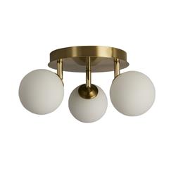 Crosby Three Light Semi-Flush Fittings