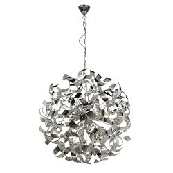 Curls Polished Chrome 6 Light Pendant 5686-6CC